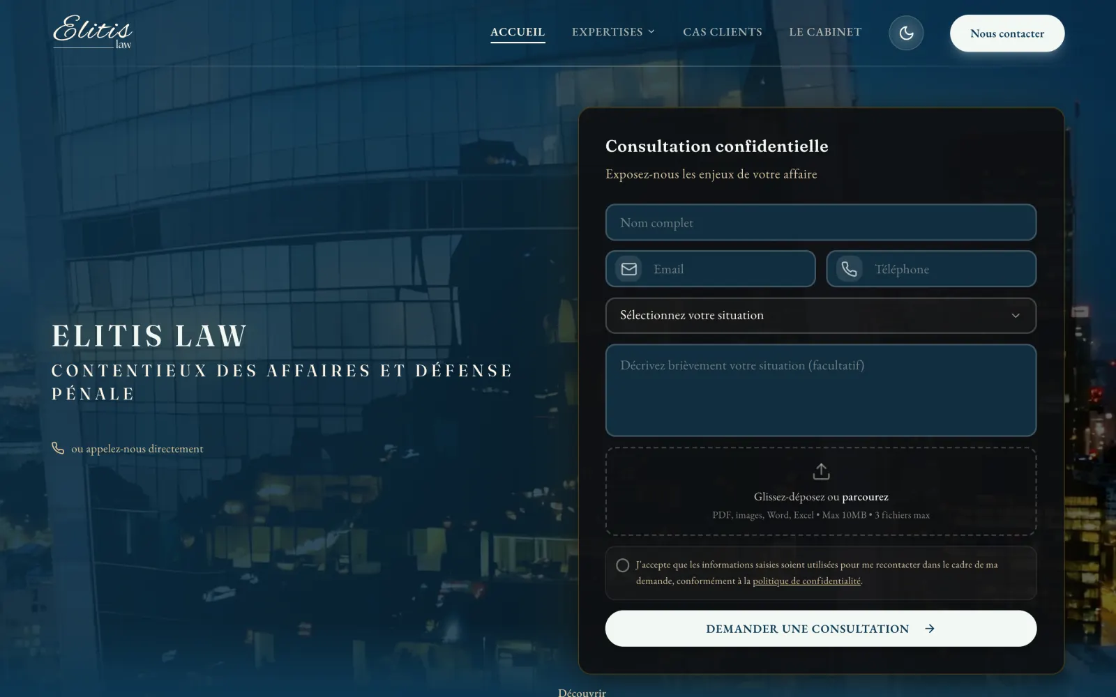 Site Élitis Law